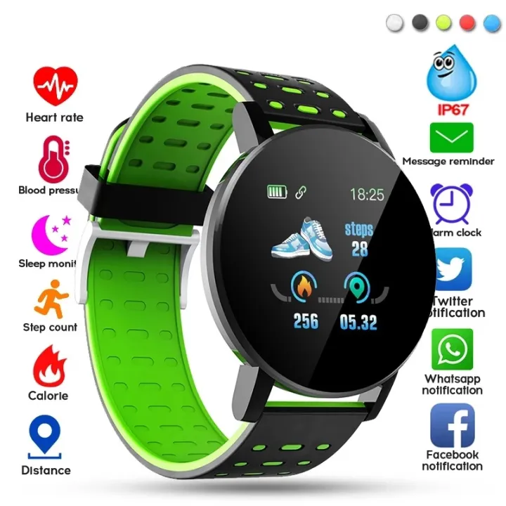 119Plus%20Bracelet%20Band%20High%20Quality%20Wearable%20Devices%20Smart%20Watch%20Blood%20Pressure%20Heart%20Rate%20Smartwatch%20-%20Smart%20Watch%20-%20Image%202