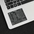 16 Style Computer Reference Keyboard Shortcut Sticker for PC Laptop Desktop for Apple Macbook Chromebook Windows Photoshop. 