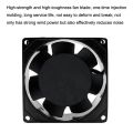SMUOM SF8025AT 220V Oil Bearing 8cm Silent Chassis Cabinet Cooling Fan.