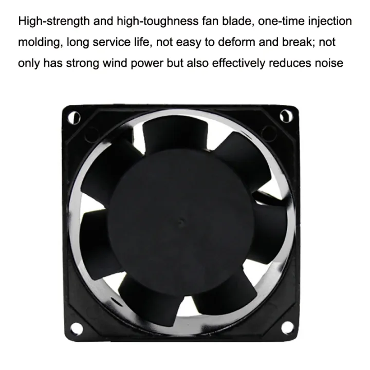 SMUOM%20SF8025AT%20220V%20Oil%20Bearing%208cm%20Silent%20Chassis%20Cabinet%20Cooling%20Fan%20-%20Image%203