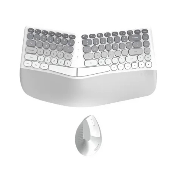 Mofii BOMI Wireless Pale And White Gradient Blend Keyboard & Mouse ...