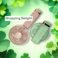 JYSUPER JY-2517A Rechargeable Strong Wind Mini Foldable Fan With Box.