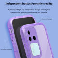 Tokifu for VIVO V30 Pro Cover TPU silicone lens all inclusive fall proof Shockproof Solid Color Macaron Oval Lens Protection Phone back Case.
