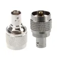 1Pcs N Type Male Jack To BNC Female Plug Straight Connector & 2Pcs RF Coaxial Coax Adapter BNC Female To UHF Male PL259. 