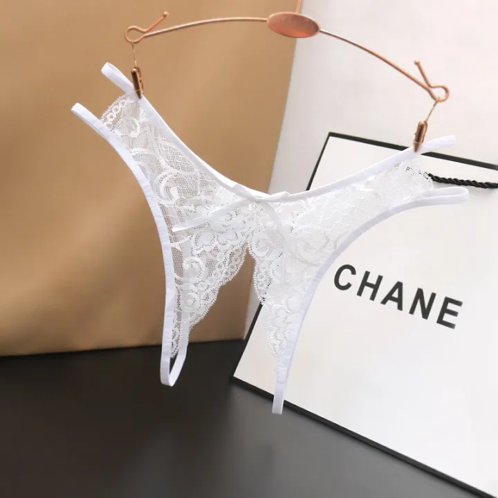 1PC%20Women's%20Bowknot%20Pearl%20See%20Through%20Lace%20Open%20Crotch%20Thongs%20G-String%20Hollow%20Out%20Lingerie%20Panties%20T%20Pants%20Underwear%20-%20Image%207