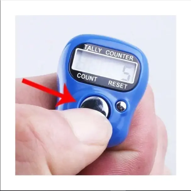 Digital Electronic LCD Tasbih Finger Tally Counter Islamic Zikir Islam ...