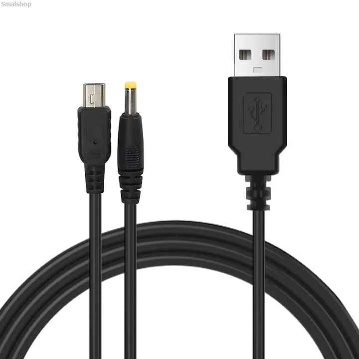 Smalshop%20Piece%20Cable%20Cable%20Gaming%20Cable%20Charger%20Machine%20USB%201000%20Luxury%20DATA%20FROG%202%20in%201%20USB%20Charger%20for%20PSP2000%203000%20Games%20-%20Image%203