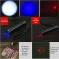 3 in1 Red Laser Pointer UV Flashlight Pen USB Rechargeable Powerpoint Multi function Puntero Tracer Outdoor Accessories.