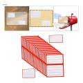 to from Return Address Mailing Labels, Mailing Labels Stickers Universal Blank Mail Shipping Label for School Office 50 Sheets. 