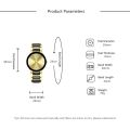 Fashion Men's Minimalist Ultra Thin Watches Business Stainless Steel Mesh Belt Quartz Watch.