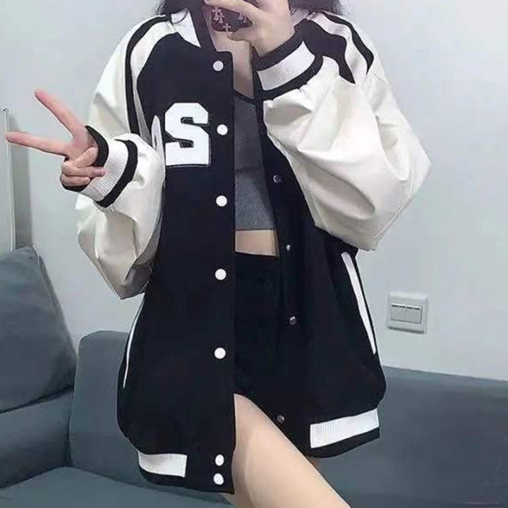 IELGY%20women's%20autumn%20and%20winter%20loose%20korean%20style%20fleece%20thick%20baseball%20jacket%20-%20Image%203