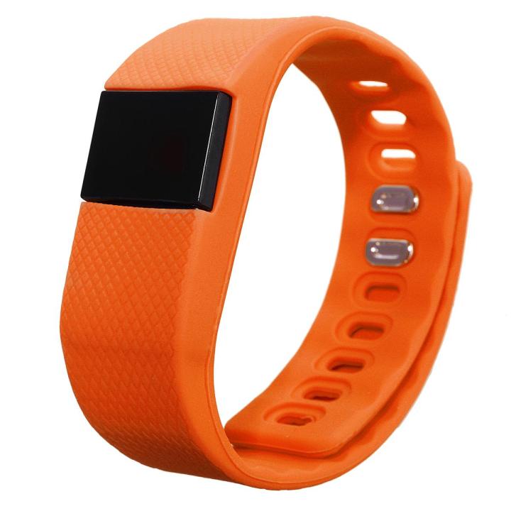 TW64E Bluetooth Smart Watch OLED Wristband Bracelet Sport Fitness Health Monitor Orange