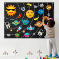 Kids DIY Felt Board Toys Montessori Story Board Ocean Farm Insect Animal Cartoon Pattern Wall Decoration Baby Early Learning Toy SnowWhite. 