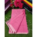 Misty Colour Half Silk Chumki Saree for women. 