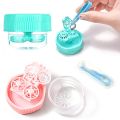 Manually Contact Lens Washer Cleaner Cleaning Lenses Case Eyewear Accessories Cleaning Contact Lens Case Container #Flatwasher. 