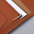 A4 Paper File Bag Portable Leather File Bag Fashion File Bag Thickening Button File Bag Waterproof File Bag. 