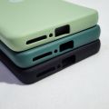 Motorola Edge 40 Neo Silicon Matte Finish Back Cover with Camera Protection, Mint Green, White, Black. 