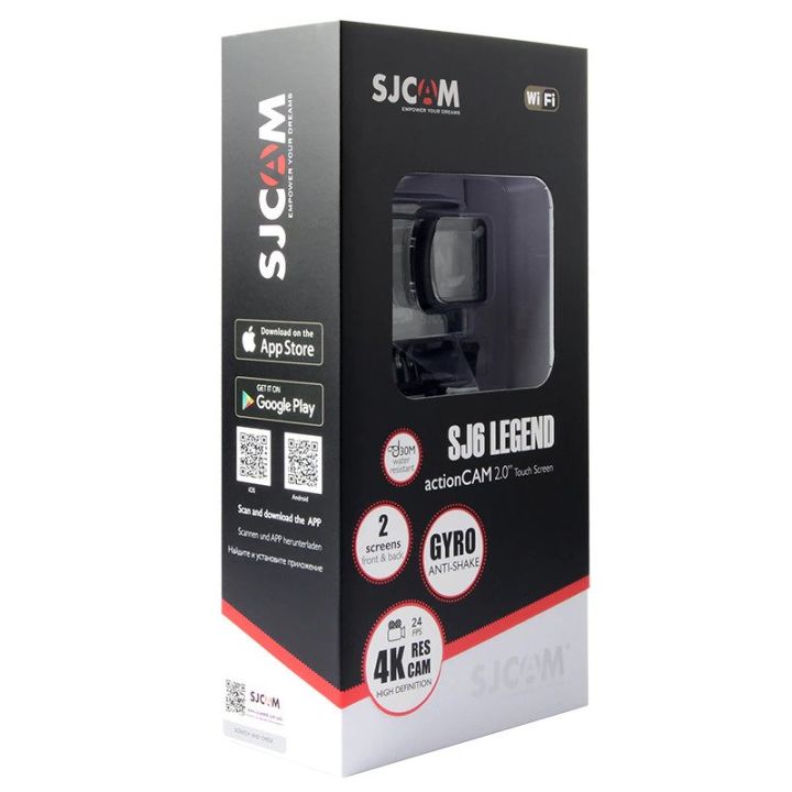 SJCAM%20SJ6%20Legend%20Action%20Camera%204K%20Wifi%2030M%20Waterproof%20Ultra%20HD%202"%20Touch%20Screen%20Gyroscope%20Stabilization%20Sports%20DV%20-%20Image%206