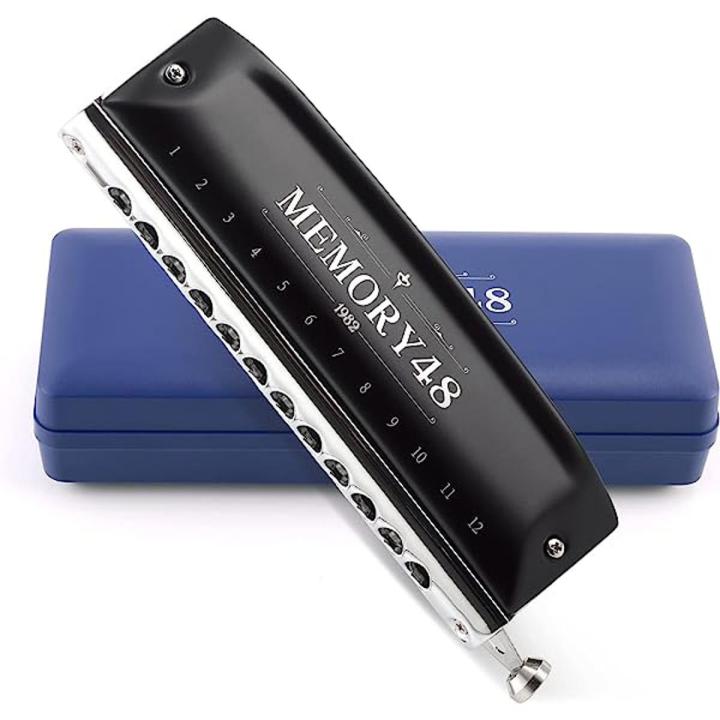 Swan 12-Hole Chromatic Memory 48 Harmonica Advanced Custom Professional Playing