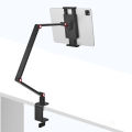 360° Rotating Long Arm Phone Tablet Holder Overhead Stand Desktop Bed Lazy Cantilever Bracket for Huawei Xiaomi iPhone ipad.