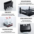 Floating Wall Shelf for Tv Components, Space Aluminum Router Wall Mount Shelf Bracket, Tv Accessories Shelves for Cable Boxes,DVD Player, Game Console, Smart Speaker, Mini Projector.