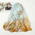 Hot Selling Chiffon Scarf Fashion Dance Supplies Gauze 160X50 Beach Towel Souvenirs Shawl Supply Wholesale. 
