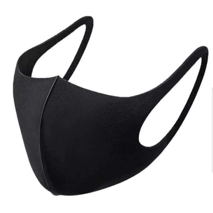 Anti-Pollution Protector Washable Breathable Reusable Windproof Dustproof Slim Face Sponge Black For Men & Women