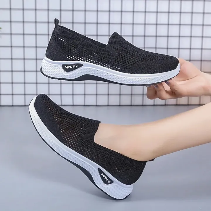 Women's%20Shoes%20Summer%20Comfort%20Plus%20Size%20Ladies%20Mesh%20Breathable%20Sneaker%20Socks%20Women%20Light%20Casual%20Sports%20Shoes%20Flat%20Women%20Loafers%20-%20Image%203