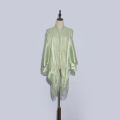 Cross-border e-commerce mesh bright silk sunscreen shawl clothes popular capes spring and summer fashion versatile thin models. 