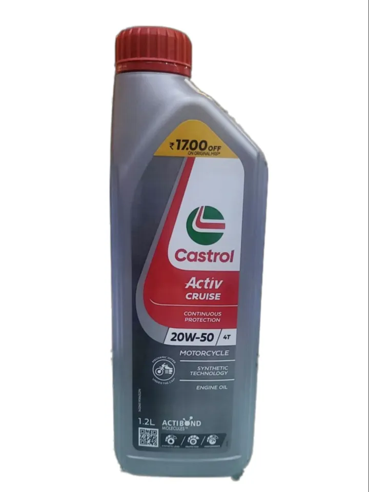 Castrol Activ Cruise 20W-50 4T Synthetic Technology Engine Oil