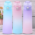 Flavored Water Bottle with 7 Flavour Pods Scent Up Water Bottle 650ML Portable Reusable Air Flavored Drink Cup Outdoor Sports.