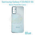 For Samsung Galaxy F23/M23 5G Side Frame + Back Panel Housing + Camera Glass Back shell Replacement Spare Parts. 