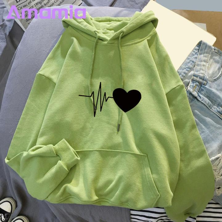 Couple%20Hoodie%20Cozy%20Heart%20Print%20Hoodie%20for%20Fall/winter%20Unisex%20Drawstring%20Pullover%20with%20Big%20Pocket%20Women%20Loose%20Hoodie%20-%20Image%209