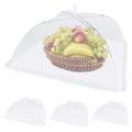 4 Pack Mesh Food Cover -14 inch/16 inch /17 inch Pop-Up Food Cover Tent Reusable&Collapsible Food Nets. 