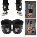 Pair of Hanging Pull Up Boots Anti Gravity Inversion Hang Up Boots for Home Gym Fitness Neck Back Pain Relief. 