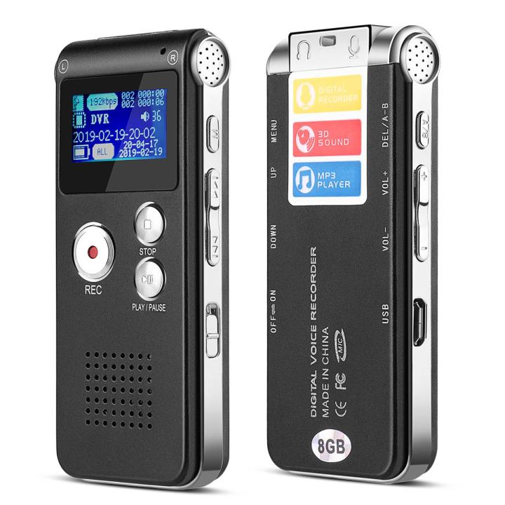 Digital Audio Voice Recorder With Mp3 Option