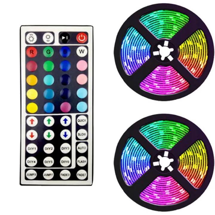 10M Waterproof Led Strip Lights with 44 Keys Controller Flexible Color Changing RGB Light Strips EU Plug(null)