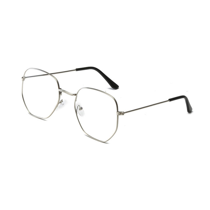 Zhou%20Yangqing's%20same%20flat%20mirror%20Internet%20celebrity%20glasses%20frame,%20female%20Korean%20version%20of%20the%20tide%20metal%20thin%20retro%20round%20face%20glasses%20frame%20-%20Image%202