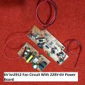 KN-2912  Charger FAN Circuit With Power Board DC 6V Light Fan Charger Circuit Charging Control Fan Circuit Board For AC DC Charger Fans. 