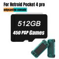 Retroid Pocket 4 Pro TF Card Memory Card Rp4+ Popular Classic Retro Game PS2 PSP 3DS Android Portable Handheld Game Sd Card. 