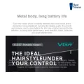 VGR V-937 Professional Rechargeable Electric Hair Trimmer With Metal Blade.