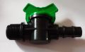 Two (2) Pieces 16 mm to 0.75 inch Male Thread Ball Valve for 16 mm Hose Pipe Reducer Connector Valve for Drip Irrigation System Garden Agriculture Irrigation Water..