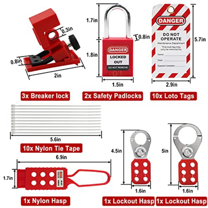 1%20Pair%20Electrical%20Lockout%20Tagout%20Kit%20Plastic%20for%20Great%20Addition%20to%20Machinery,%20Electrical%20Equipment,%20Industrial%20Work,%20and%20More.%20-%20Image%202