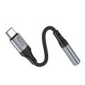 Hoco LS36 USB Type C to 3.5mm Female Headphone AUX Audio Converter DAC Chip For Google Pixel 4 3 2 XL Samsung Galaxy S20/Ultra, S20+,S10, Huawei P40, Pro, P30, Oneplus 8,8 Pro,8T,7,7 Pro,7T, Pro.