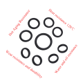 300PCS O-Ring Sealing Ring Washer Kit for Plumbers Garages Pumps O-Ring Classification Kit.
