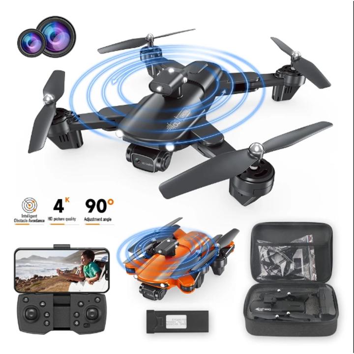 New RC Drone 4K Professional Dual ESC Camera All round Obstacle Avoidance Foldable Quadcopter RC Helicopter DRONE Daraz .bd