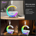 Y13 Anti Gravity Waterfall Bluetooth Speaker with Humidifier. Big G Water Floating Home Decor Light with Speaker. 