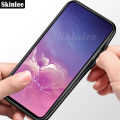 Phone case For OPPO Reno 11 Pro Back cover Gradient Tempered Glass Protector Mirror Hard Cover For OPPO Reno 11 Phone casing.