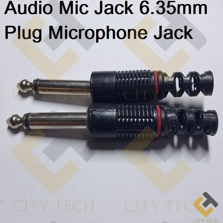 PLASTIC%206.35mm%20JACK%20NORMAL%20Quality%20MALE%20Audio%20Mic%20Jack%206.35mm%201/4%E2%80%B3%20Plug%20Microphone%20Mono%20Plastic%20Jack%20Solder%20Connector%20Adapters%20For%20Microphone%20-%20Image%202