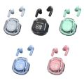 Ultrapods Pro Transparent Display True Wireless Earbuds with Bluetooth 5.3, Touch Control, Wireless Charging, Multiple Colors. 